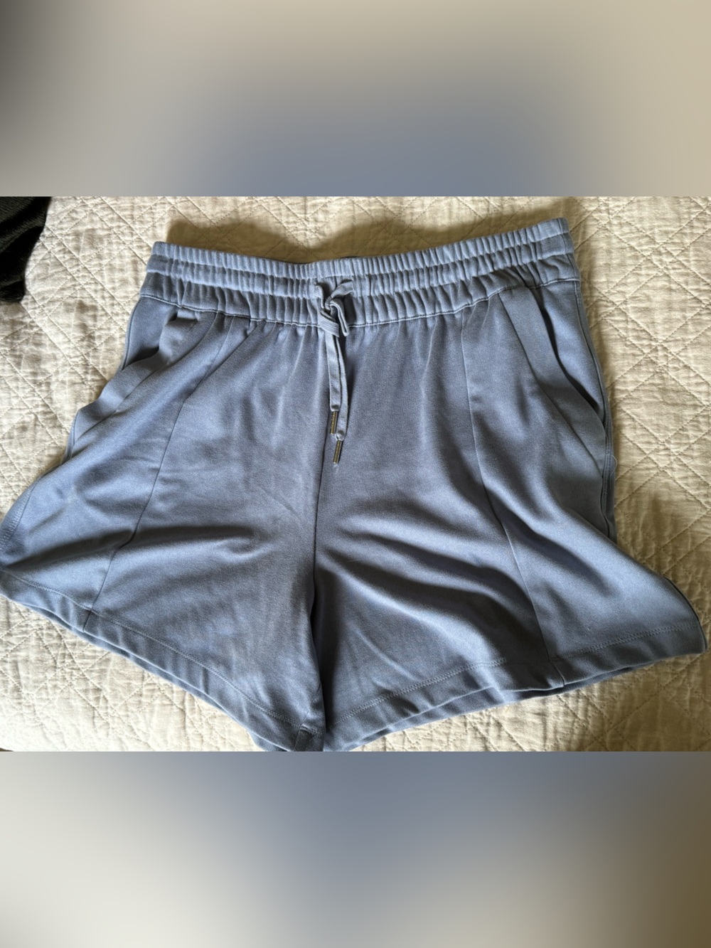 BCBG Soft Blue Drawstring Waist Skirt